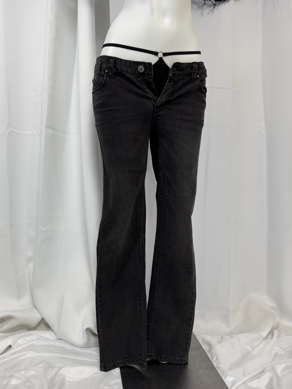 denim zipper pants 상품이미지3