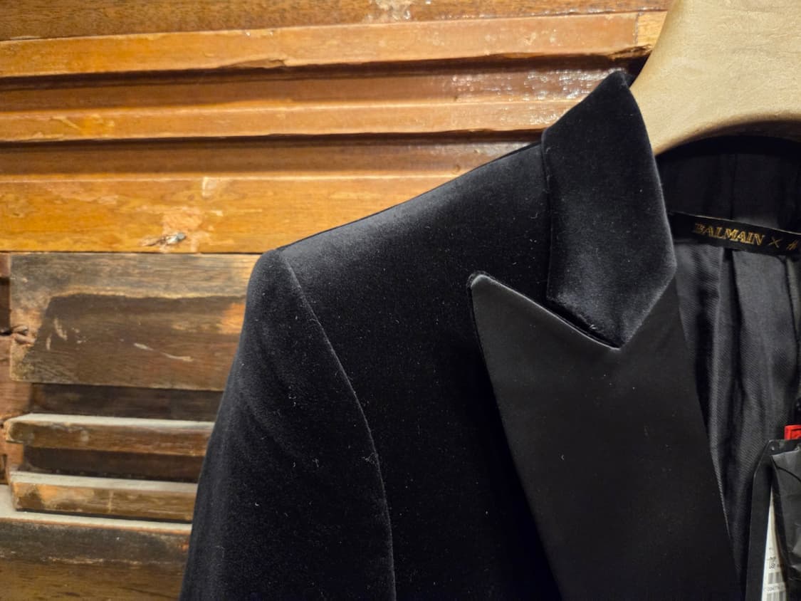 발망×H&M 벨루어자켓 상품이미지6