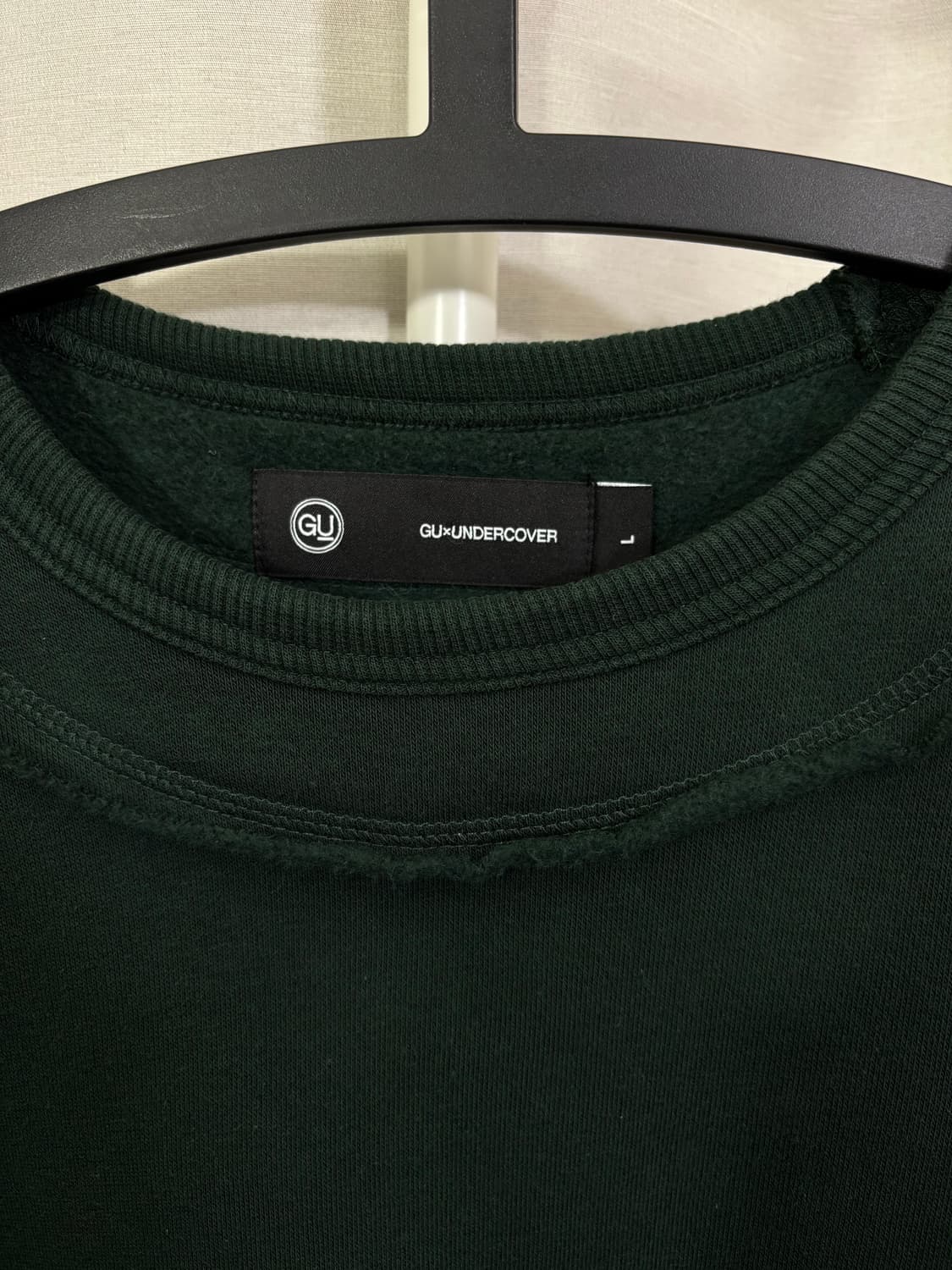 GU x Undercover 언더커버  L 오버핏 헤비웨이트 다크그린 상품이미지7