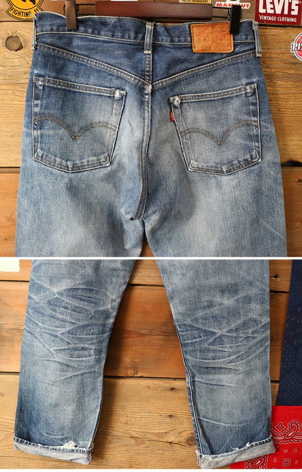 
일본판 90s levis 리바이스 LVC 503BXX 빅E 셀비지 데님 상품이미지5
