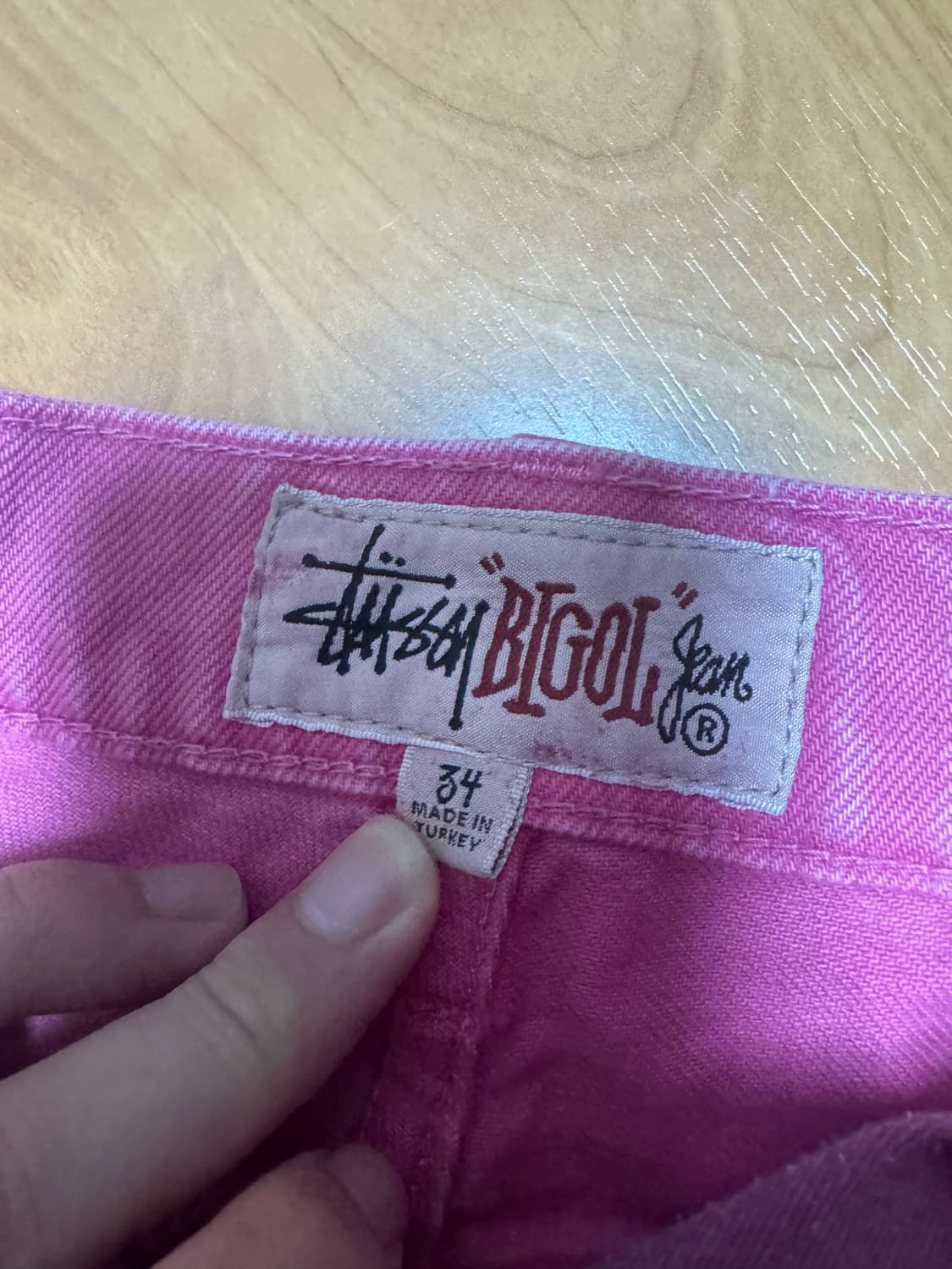 스투시 빅올진 오버다이드 핑크 상품이미지3