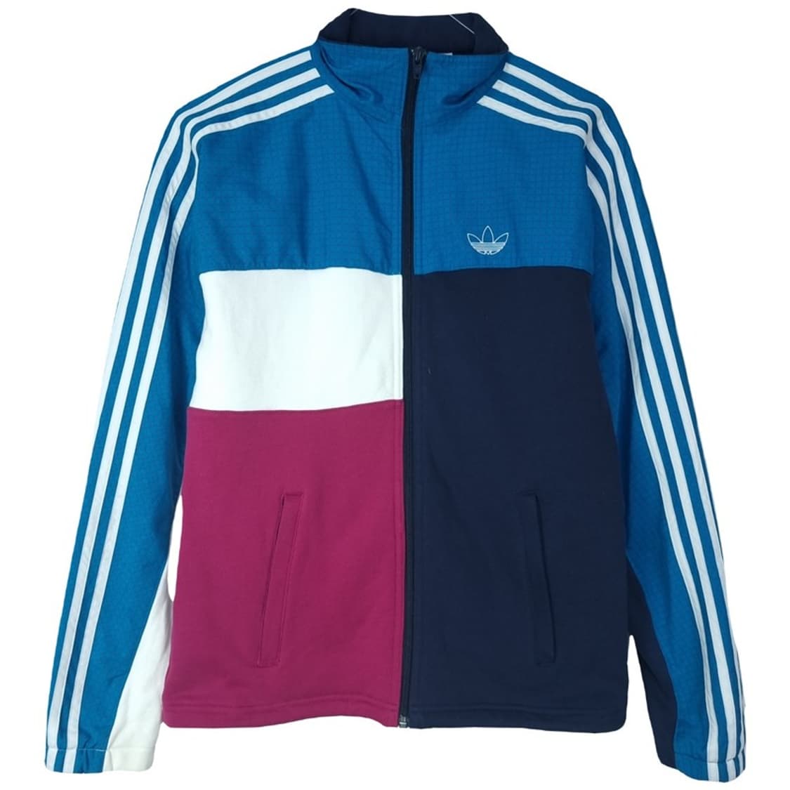 [아디다스] 불꽃 로고 패치 멀티 컬러 삼선 바람막이 자켓 M18346 상품이미지2