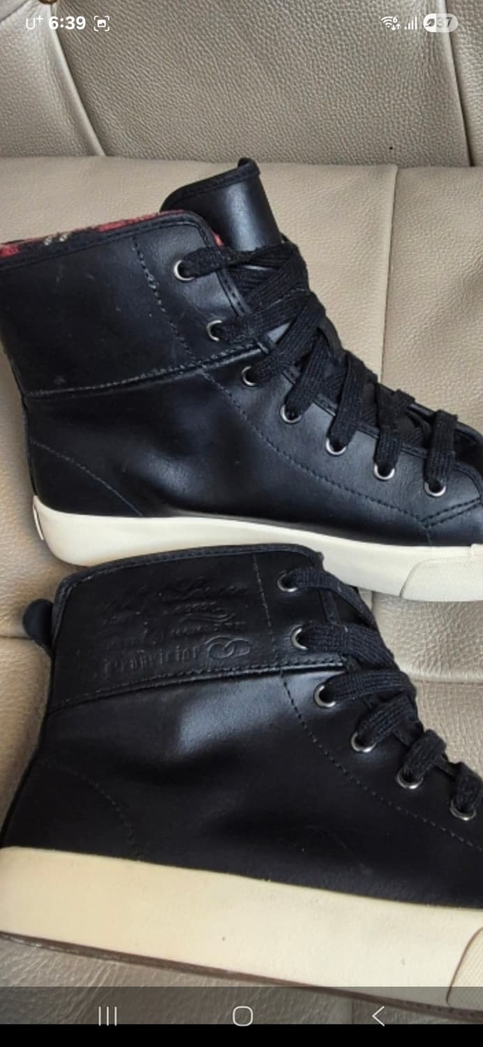 폴로랄프로렌  겨울 가죽 하이탑 여자 240 상품이미지3