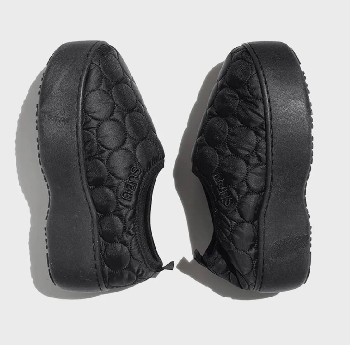 Subu 스부 뱀프 플랫폼 서클 블랙 파우치포함 풀구성 상품이미지4