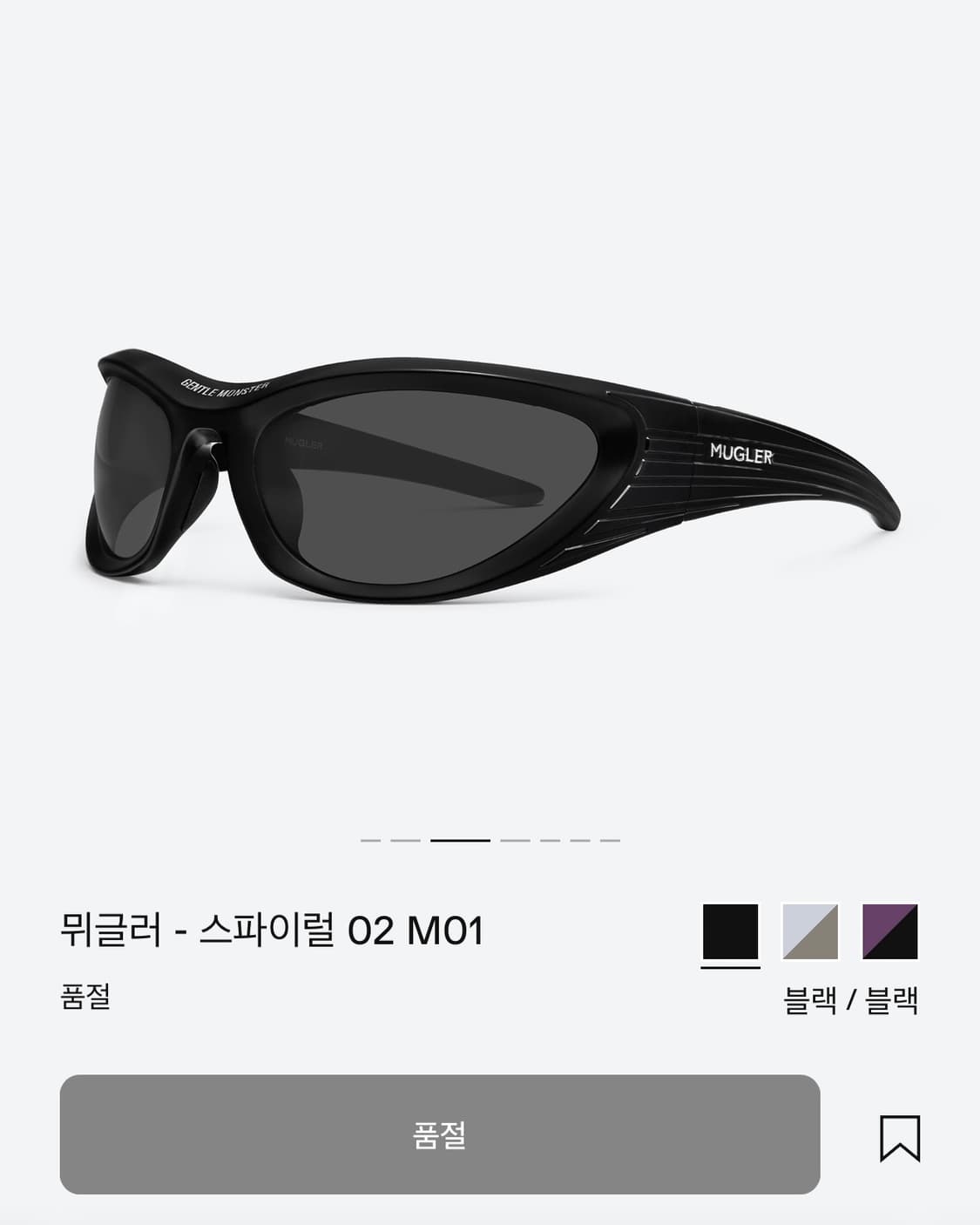 Gentle Monster x Mugler 젠틀몬스터 뮈글러 상품이미지2