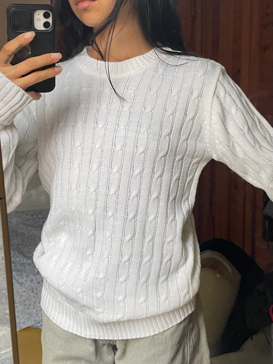 꽈배기 니트 스웨터 상품이미지1