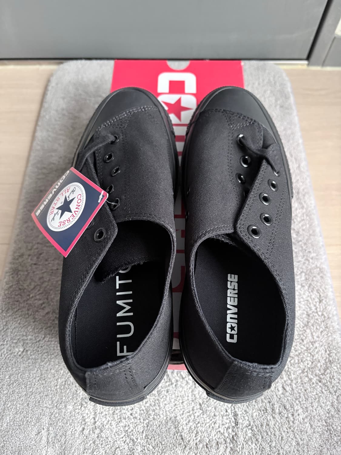 (270) 후미토 간류 x 컨버스 블랙 새상품 상품이미지3