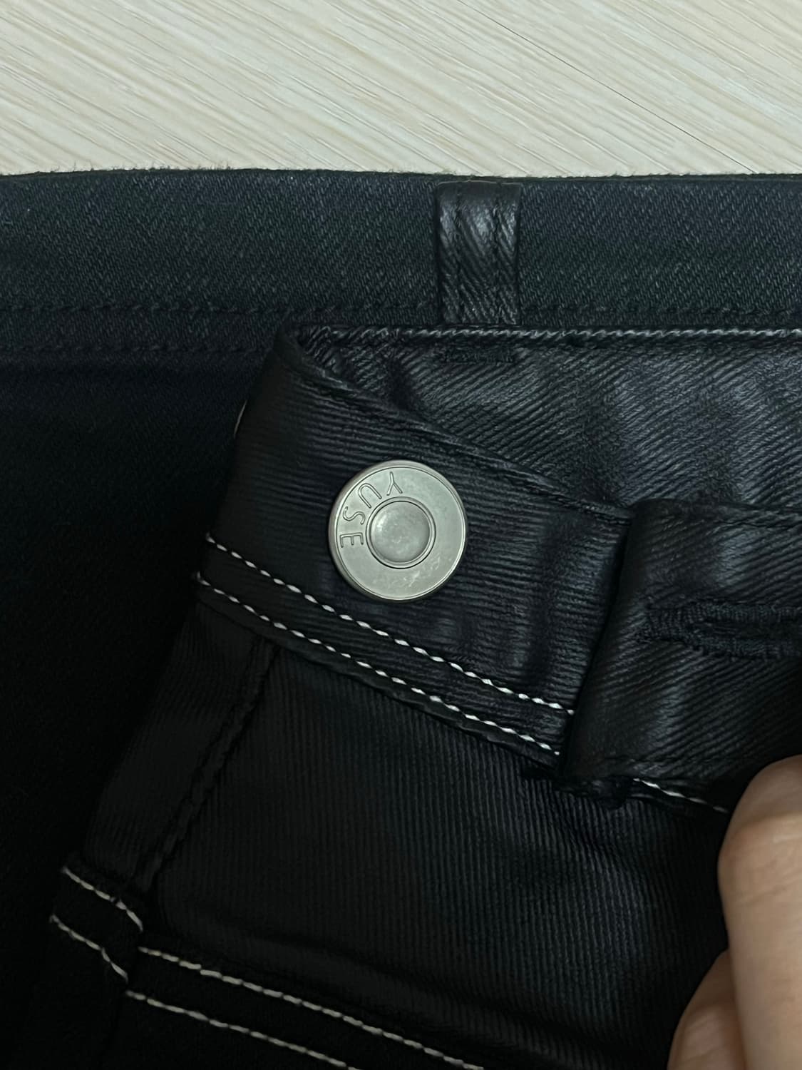 Yuse 유즈 레더포인트 바지 (거의새거) 상품이미지6