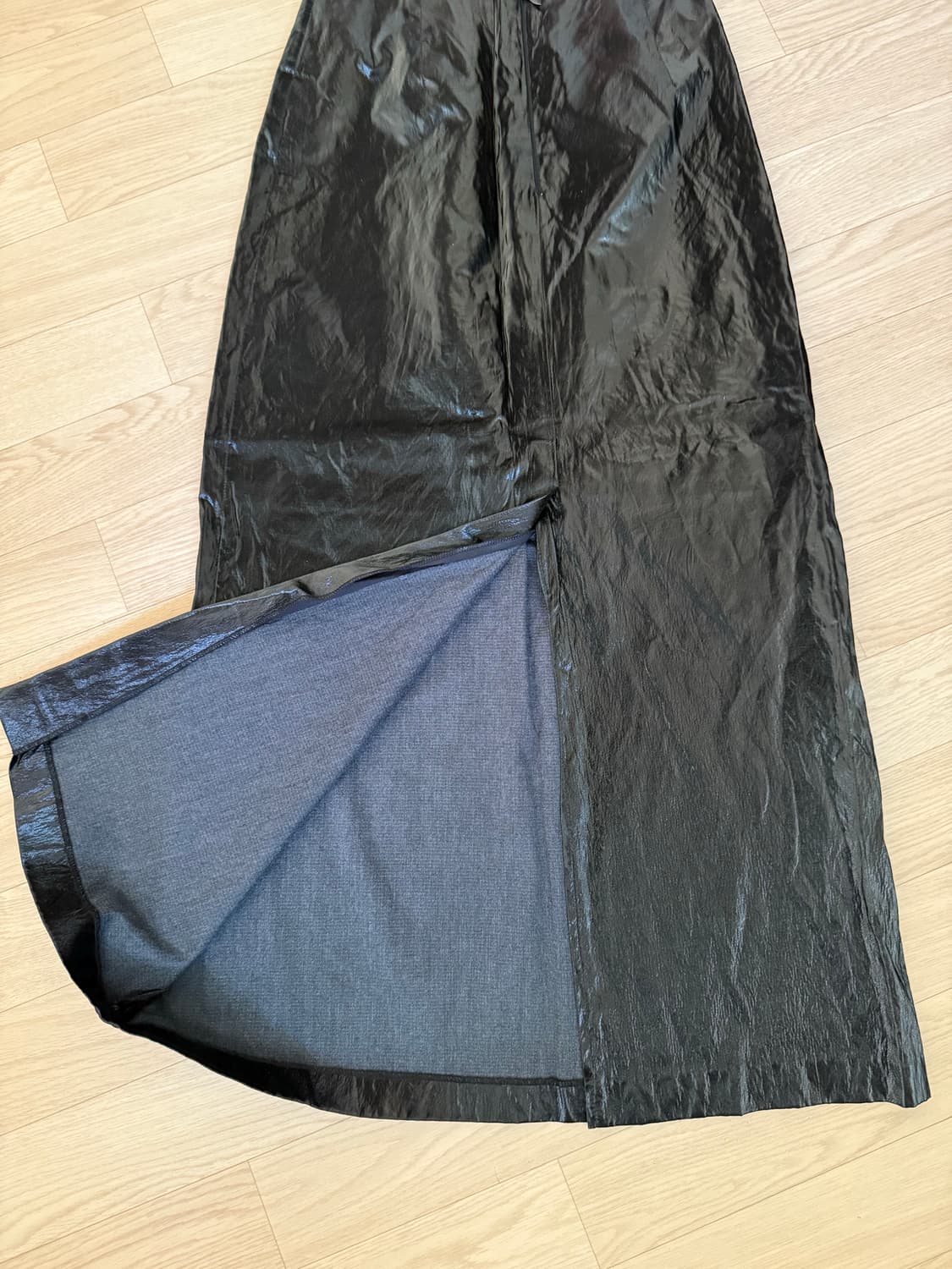 낫띵에브리띵 맥시 슬릿 스커트 블랙 상품이미지7