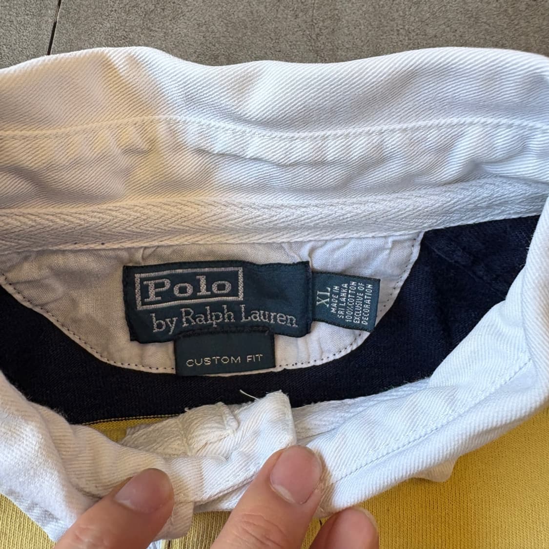 폴로 정품 스트라이프 럭비 티셔츠 상품이미지5