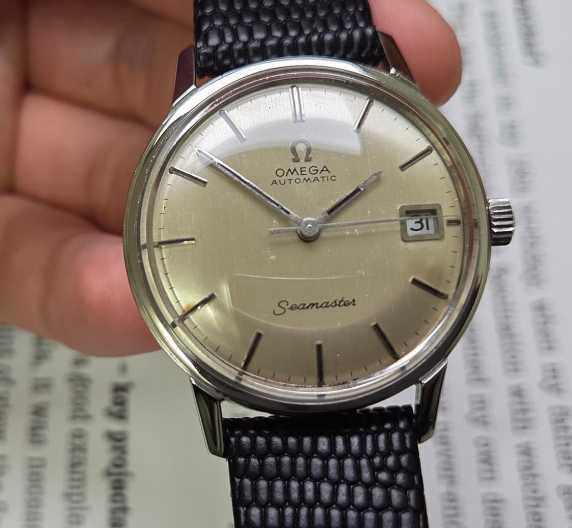레어] 빈티지 오메가 씨마스터 오리지널 돔형다이얼 싱글데이트 오토매틱 
 상품이미지1