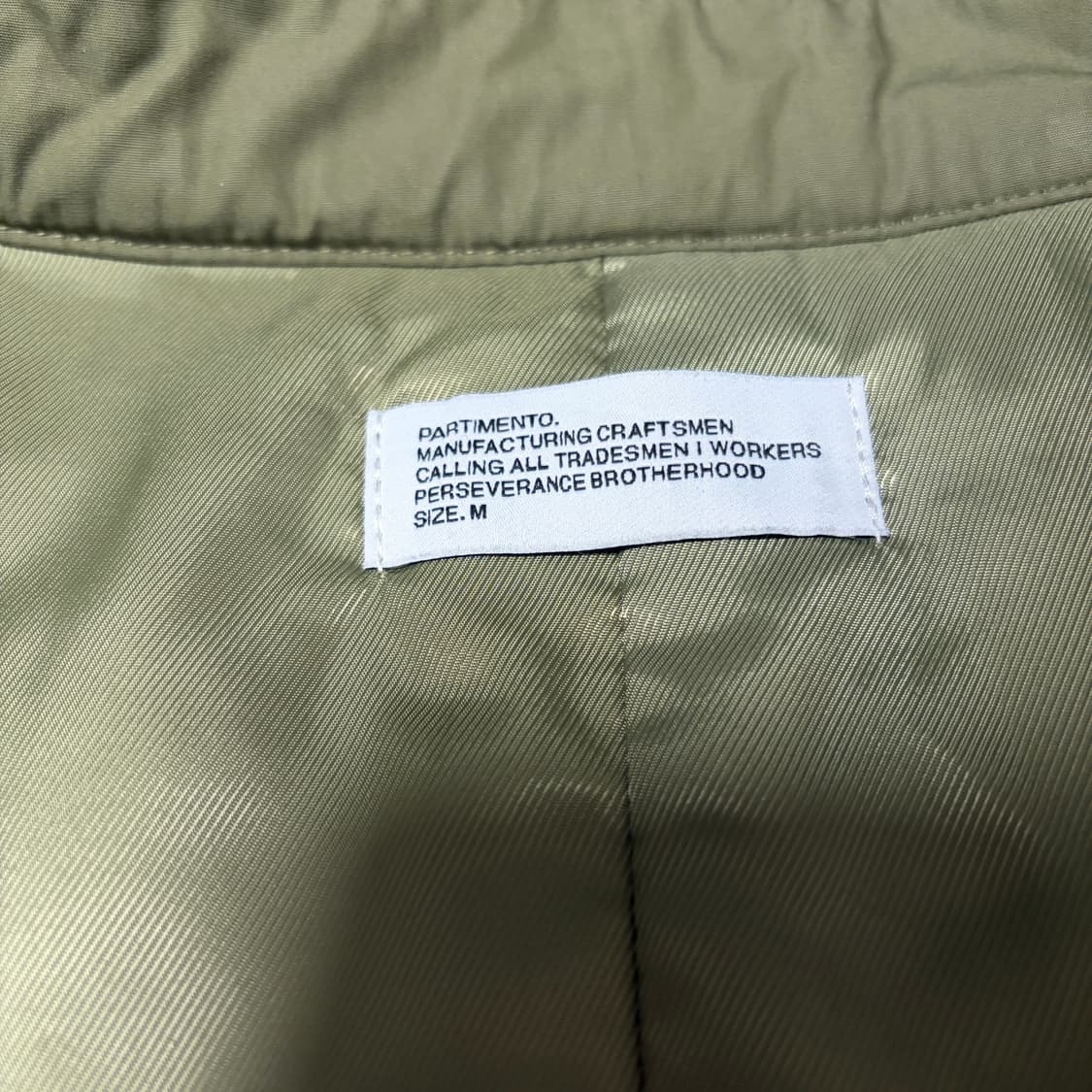 파르티멘토 M-65 피쉬테일 카키 카파 상품이미지4