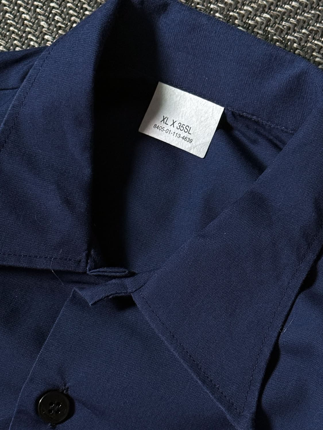 미해군 US NAVY 오리지날 유틸리티 셔츠 (105-110) 상품이미지3