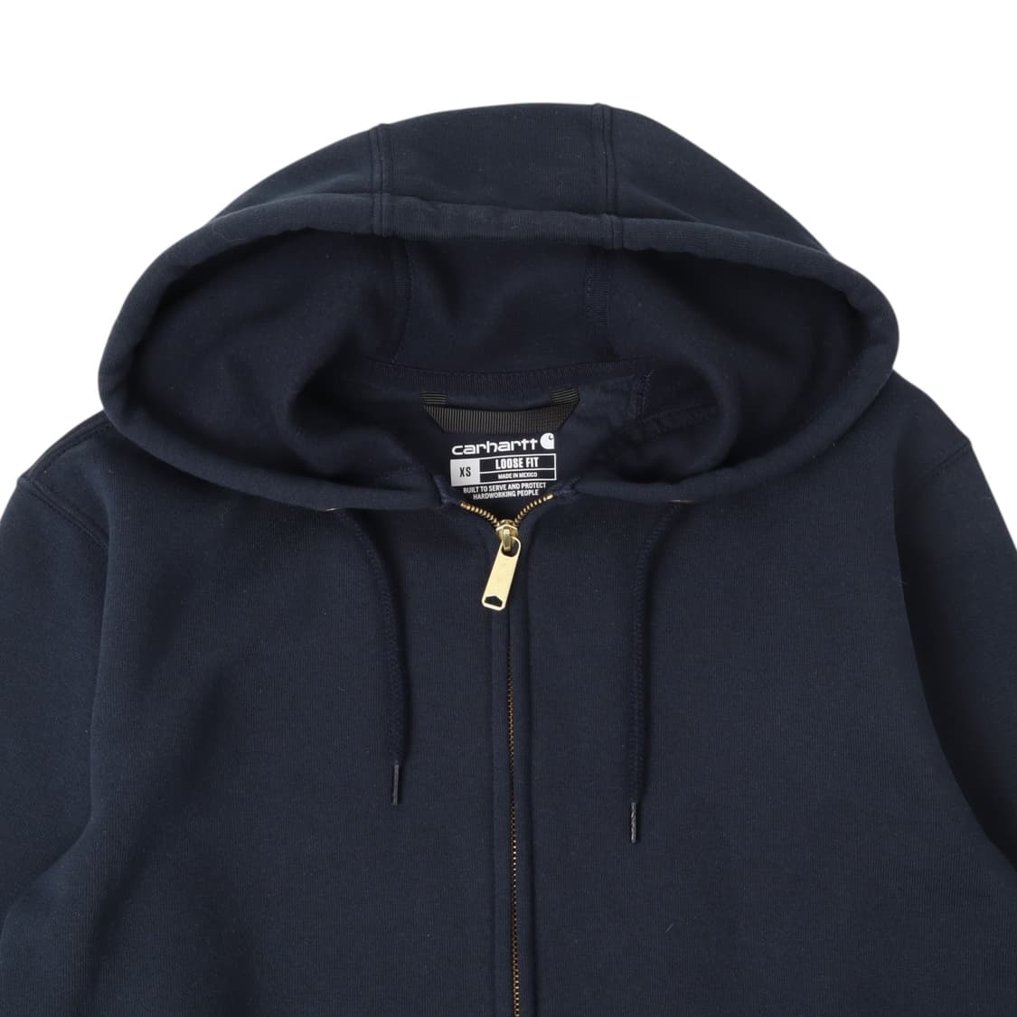 칼하트 네이비 k122 루즈 핏 스웨트 후드집업 상품이미지2