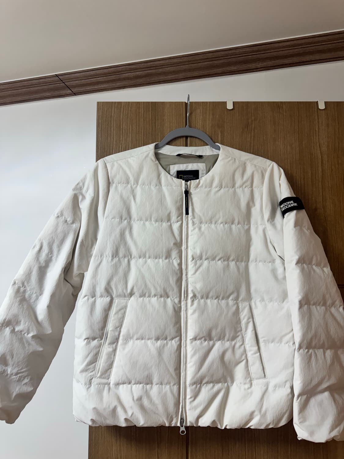내셔널 지오그래픽 경량 패딩 아이보리 여성95 상품이미지1