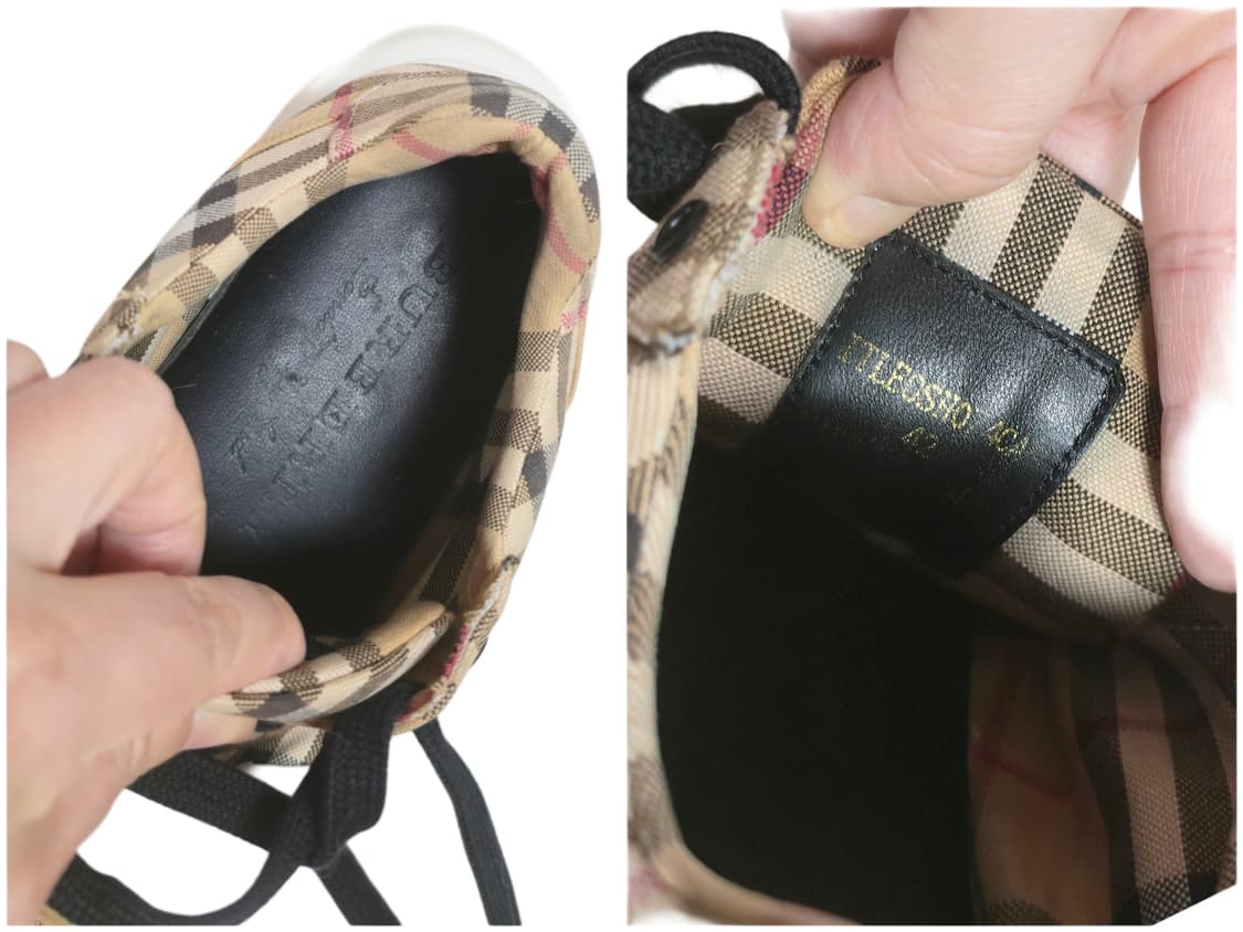 정품 버버리 스니커즈265 상품이미지5