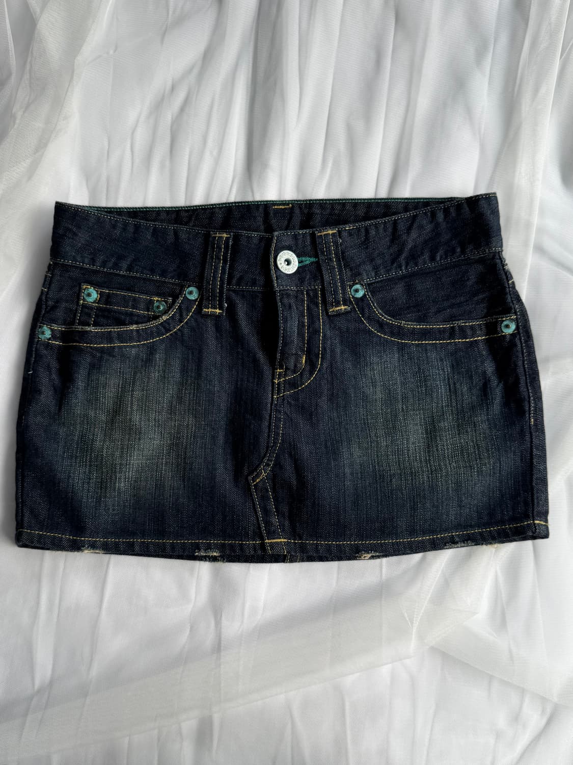 민트스티치 데님스커트 상품이미지4