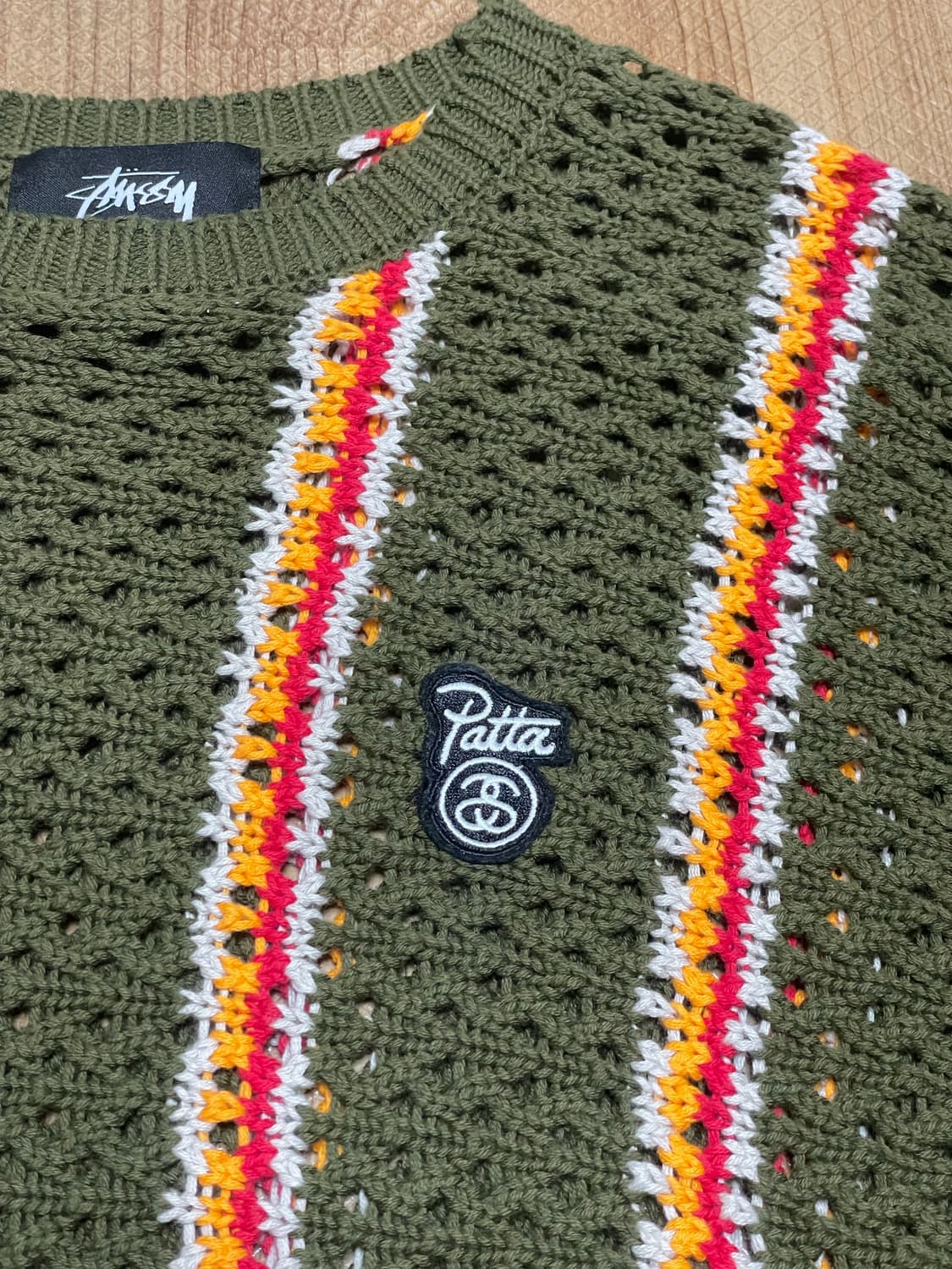 스투시 patta 콜라보 니트 상품이미지3