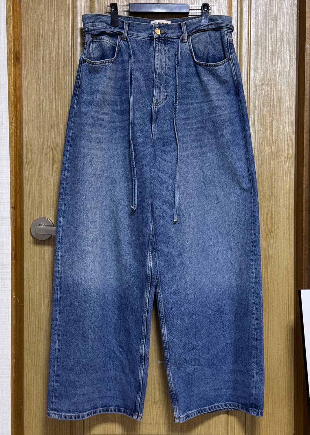 [L-LX] ZARA 자라x루이지 배기 팬츠 배기진 미디움 블루 상품이미지1