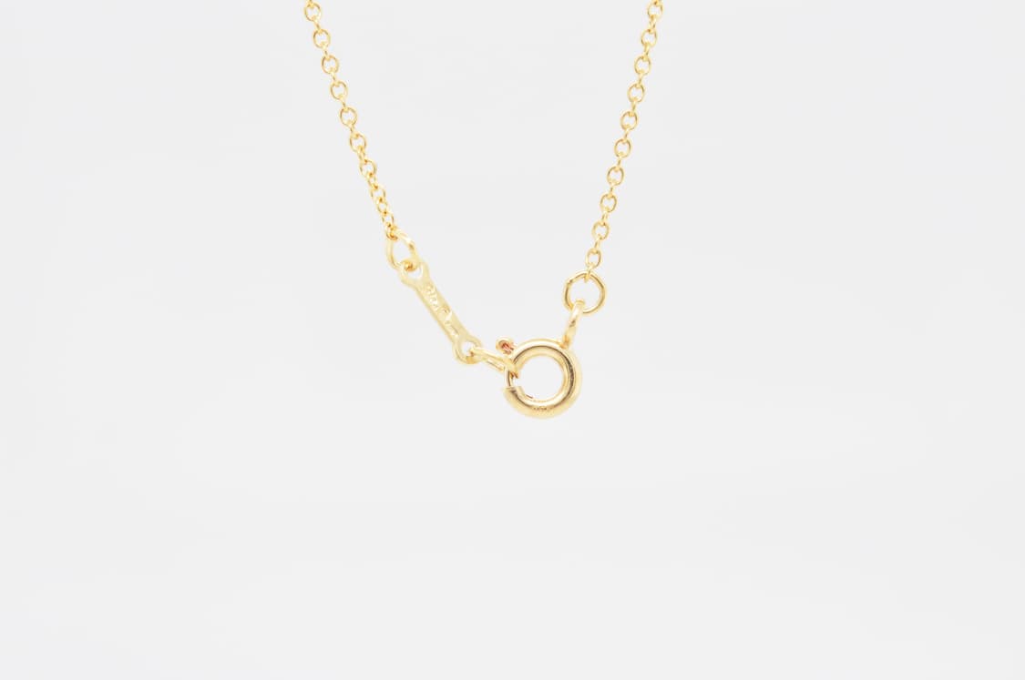 티파니앤코 키싱 9P 천연다이아몬드 18K 옐로우골드 펜던트 목걸이 상품이미지6