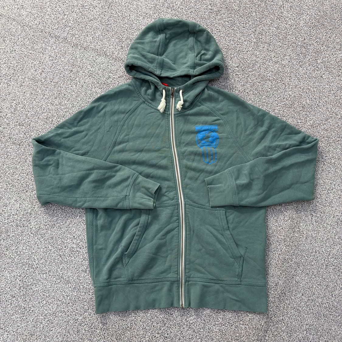 XL 나이키 지구 로고 후드 집업 자켓 0310J 상품이미지1