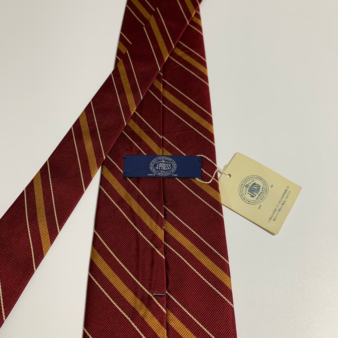 제이프레스 스트라이프 100실크 정장 클래식넥타이 택달린 미사용품 상품이미지5