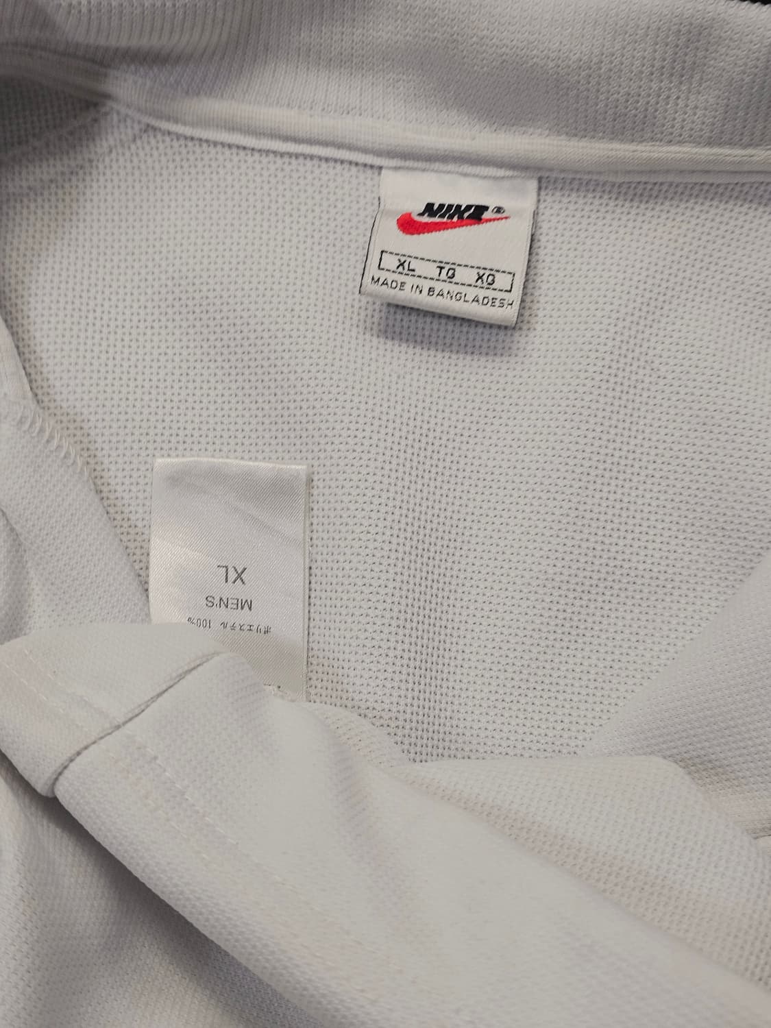 XL 나이키 90S 화이트 스우시 져지 집업 자켓 상품이미지7