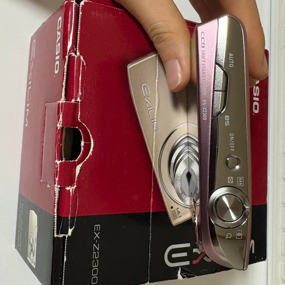 카시오 엑슬림 z2300 핑크 풀박 casio exilim z2300 상품이미지3