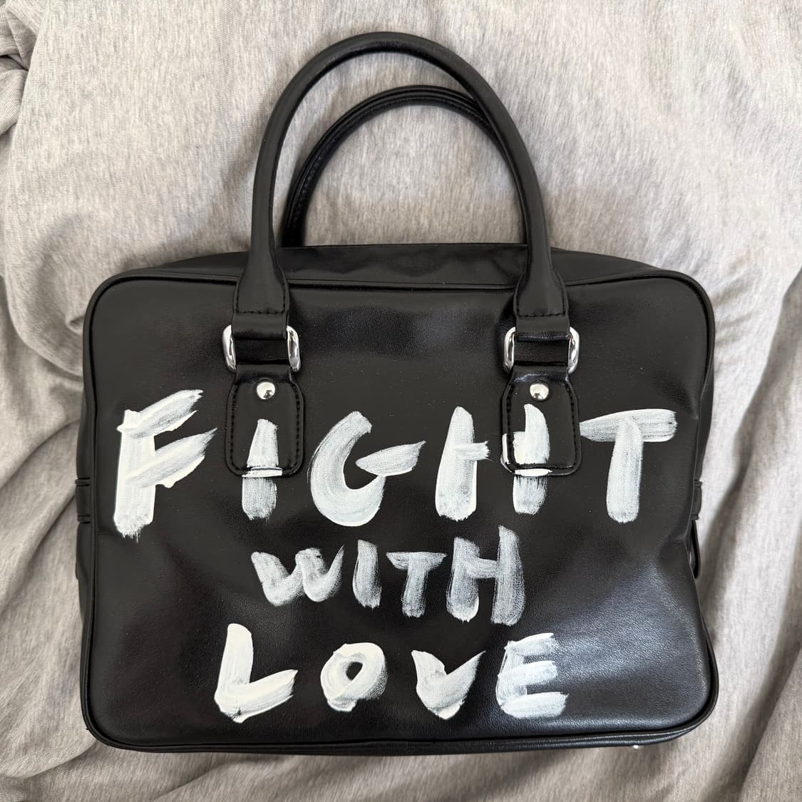 꼼데가르송 걸 페인트 백 블랙 상품이미지1