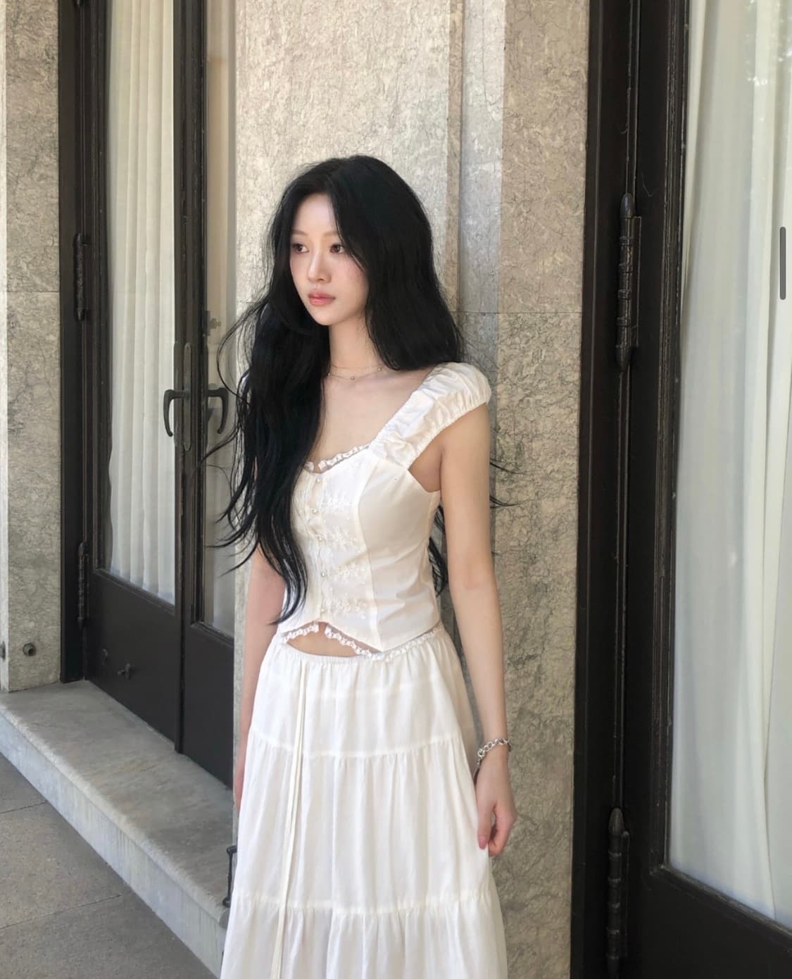 피브안 스완 레이스 블라우스 m 상품이미지1