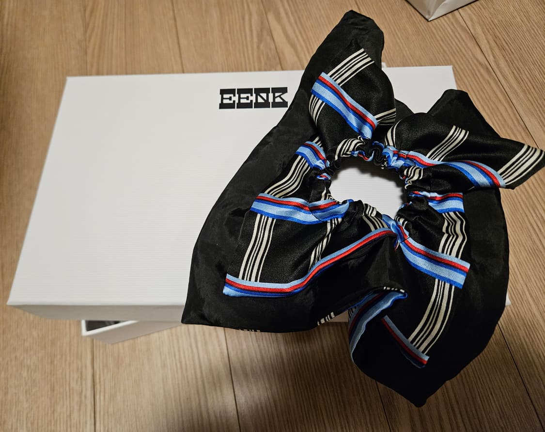 잉크 EENK 실크 100 스카프 스크런치(헤어끈) 상품이미지1