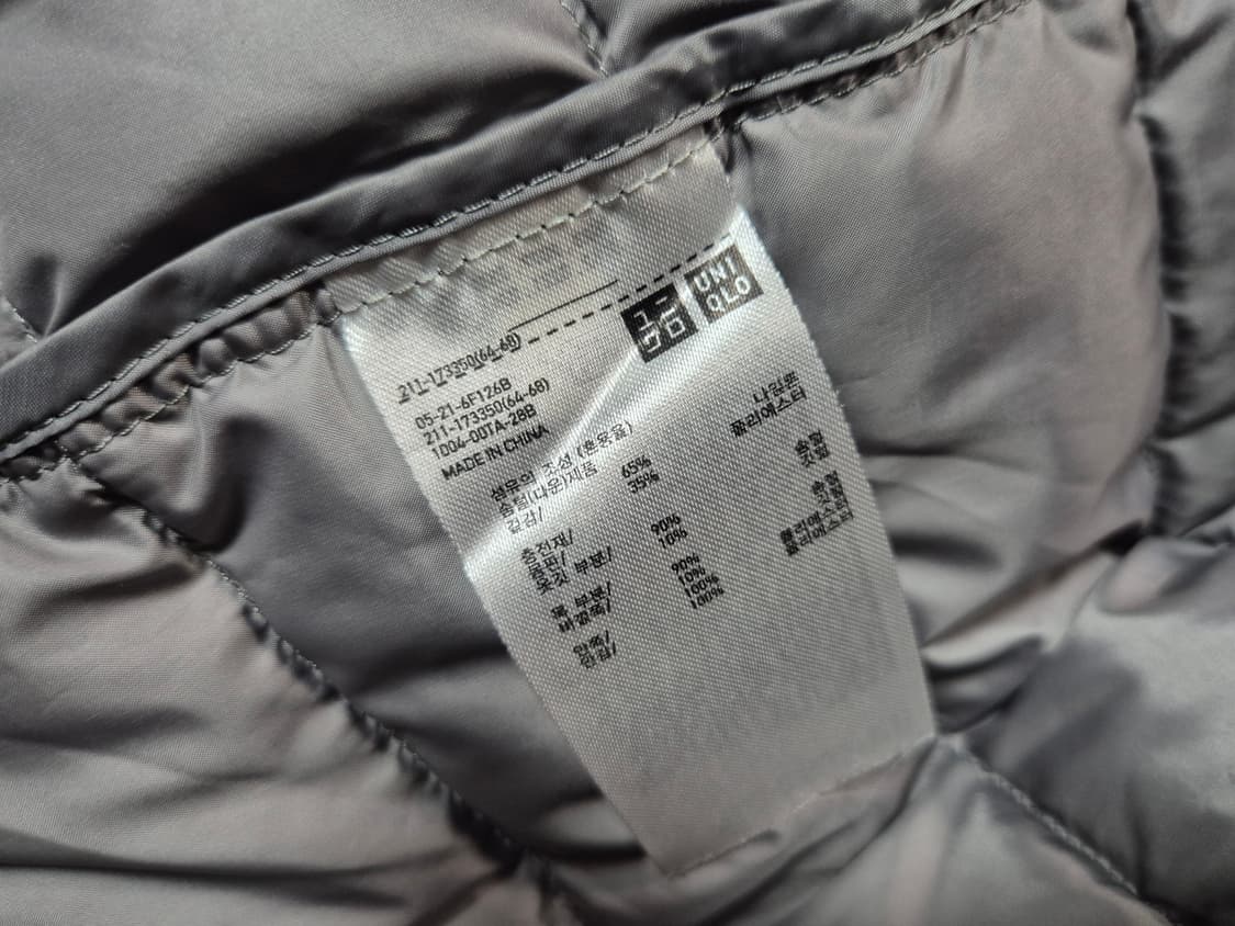 유니클로 여성 경량패딩 L 상품이미지8