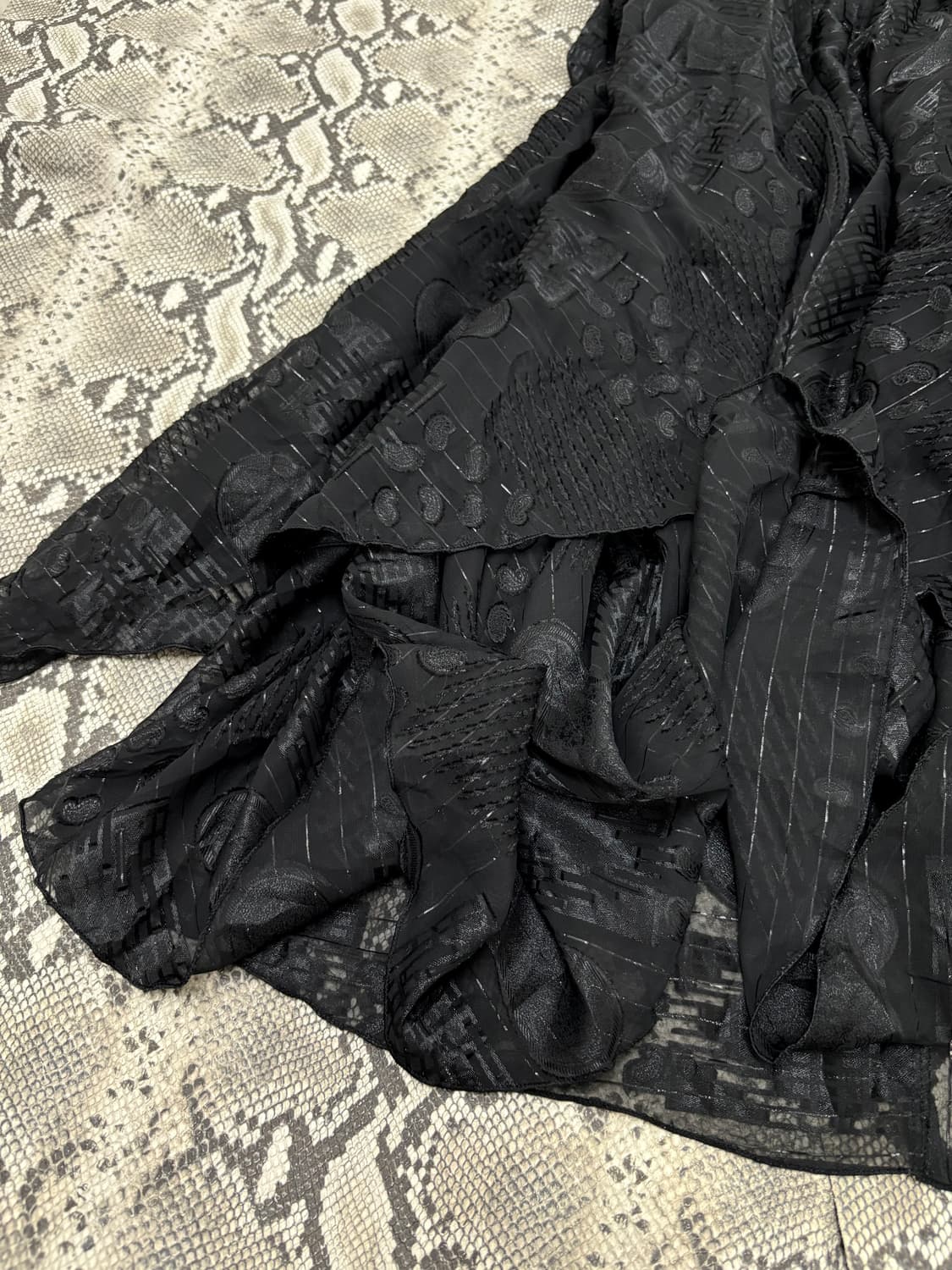 “Vintage” Goth Gothic Mood Layered Skirt 상품이미지7