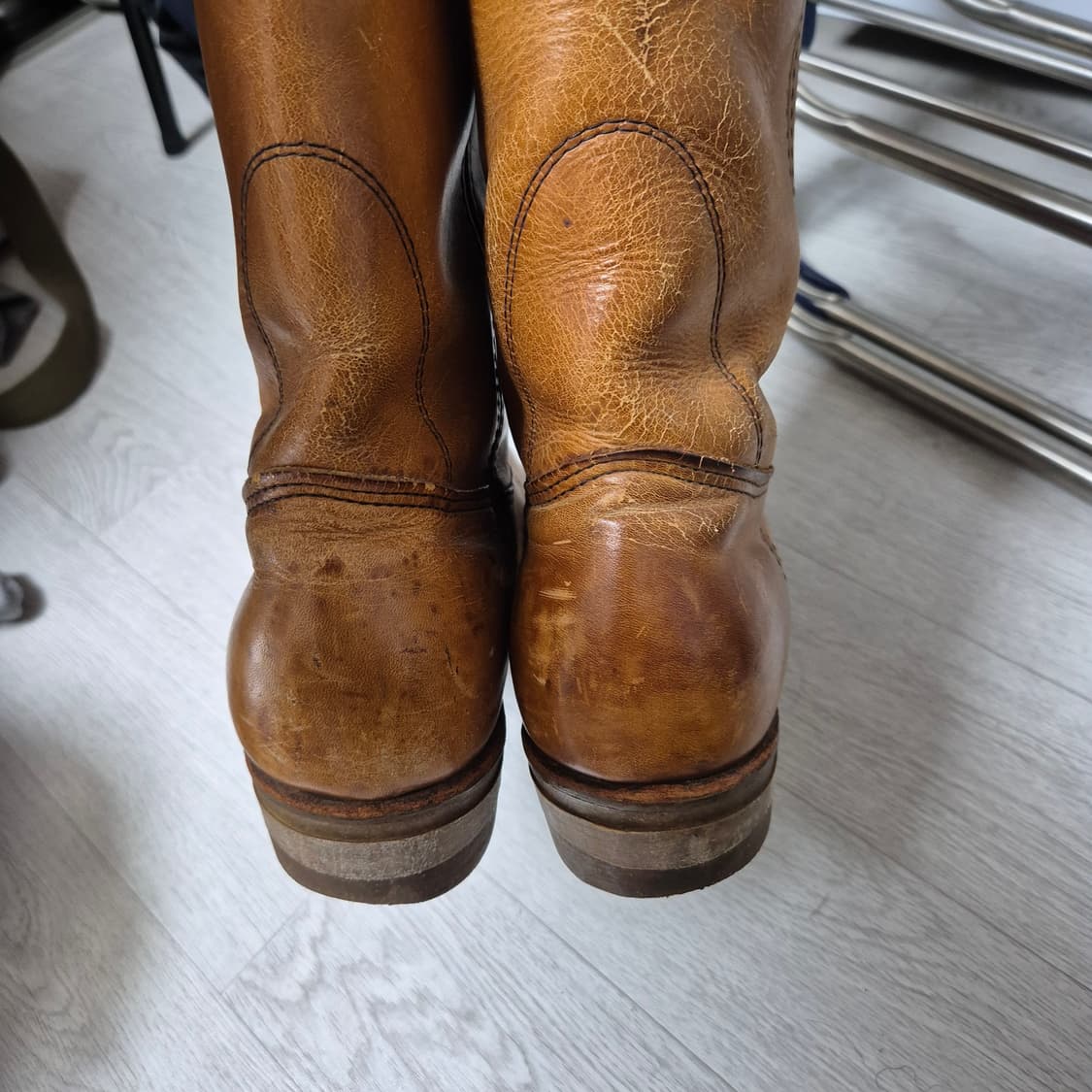 80's 레드윙 Redwing 페코스 웨스턴 부츠 상품이미지5
