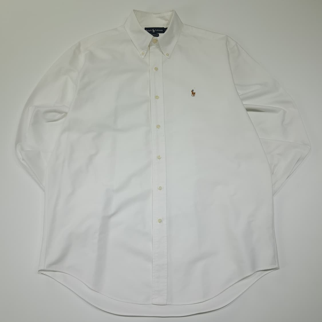 CL896 XL 폴로 90s 멀티포니 화이트 셔츠 남방 상품이미지1