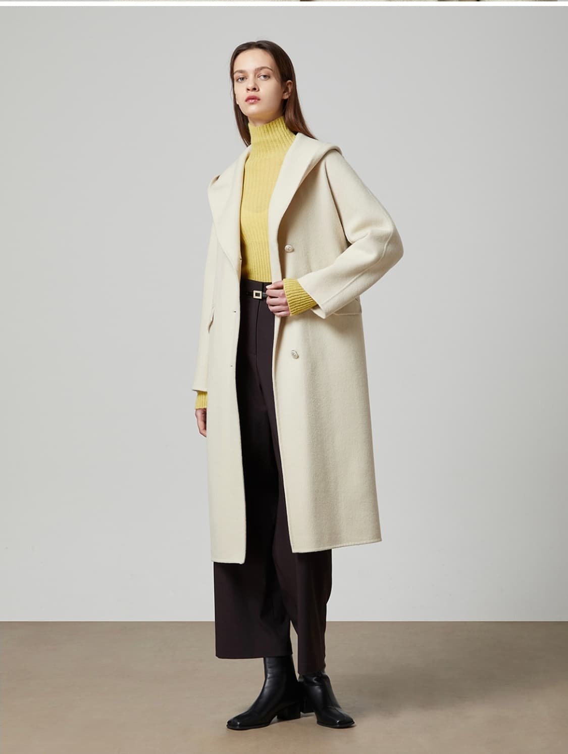 주크 모&캐시 후드 핸드메이드코트 상품이미지2