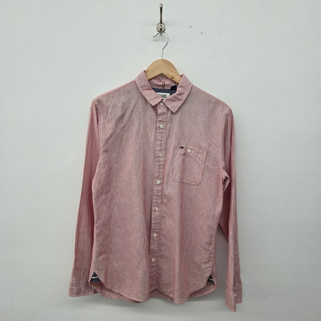 타미힐피거 스트라이프 셔츠 남방 남m 상품이미지1