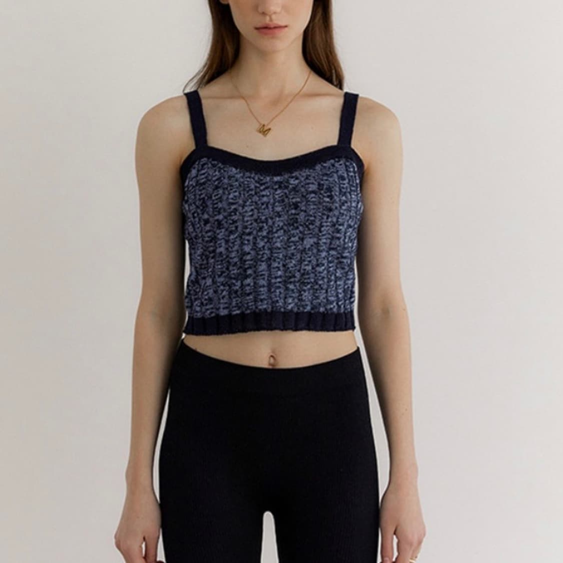 모센틱 라이닝슬리브리스볼레로세트 navy 상품이미지3