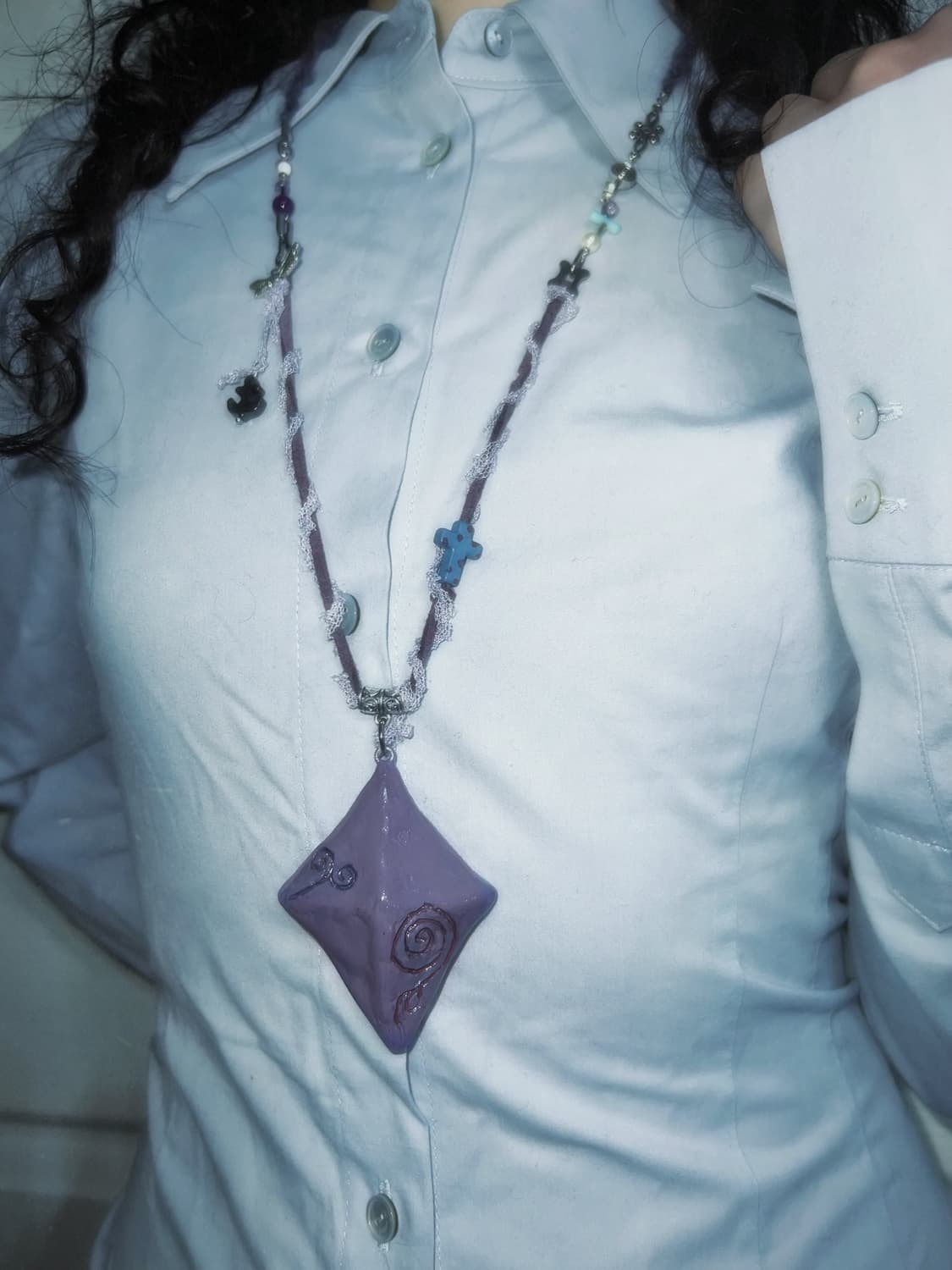 Aisu Vanilla Dark ver. Necklace 상품이미지3