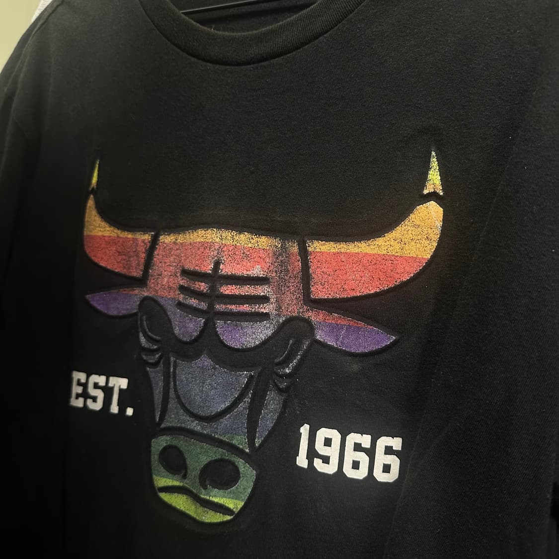 ✨ (만원 빈티지) NBA 시카고불스 빅로고 반팔티  상품이미지6