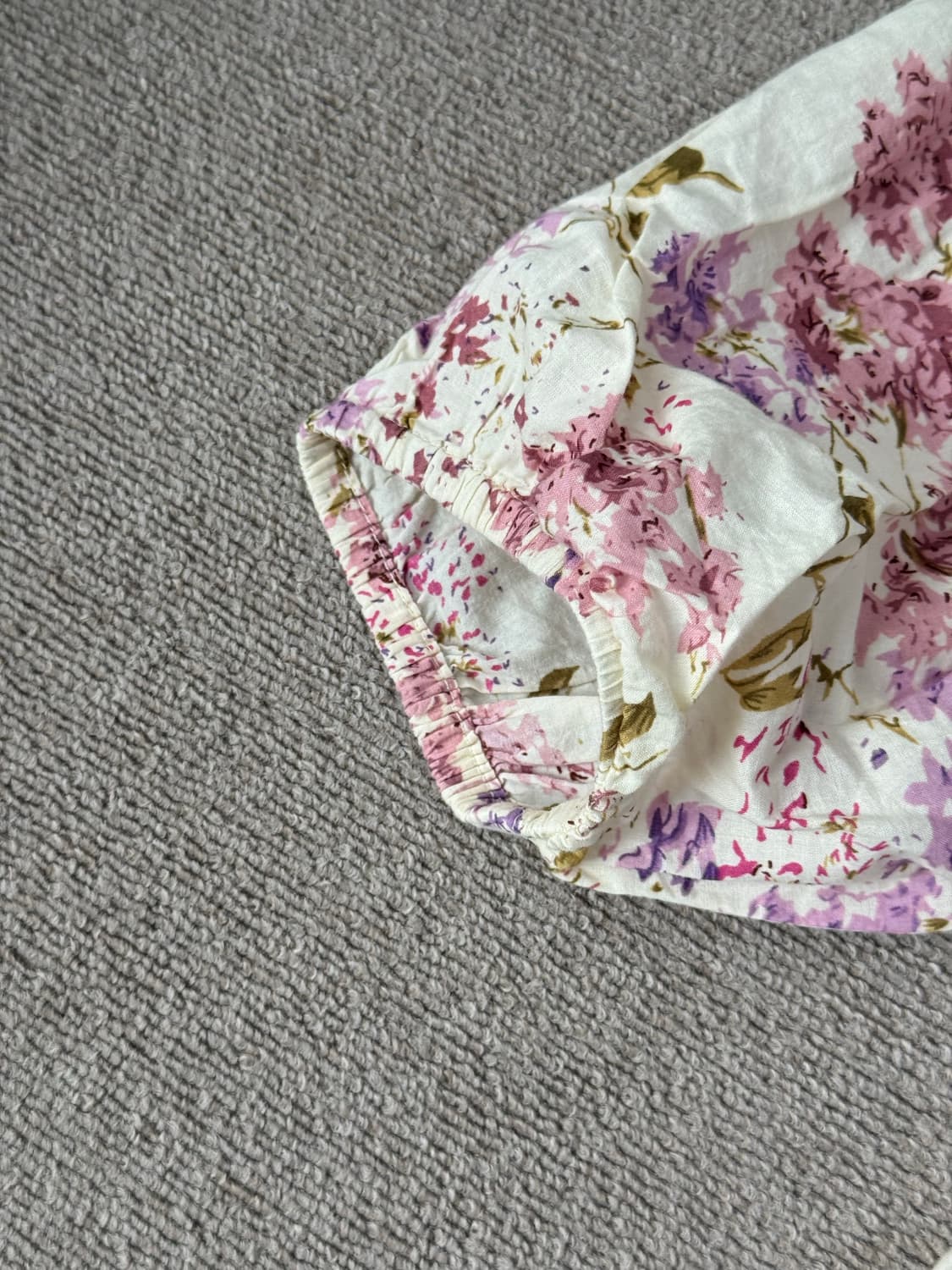 스퀘어넥 라일락 블라우스 상품이미지5