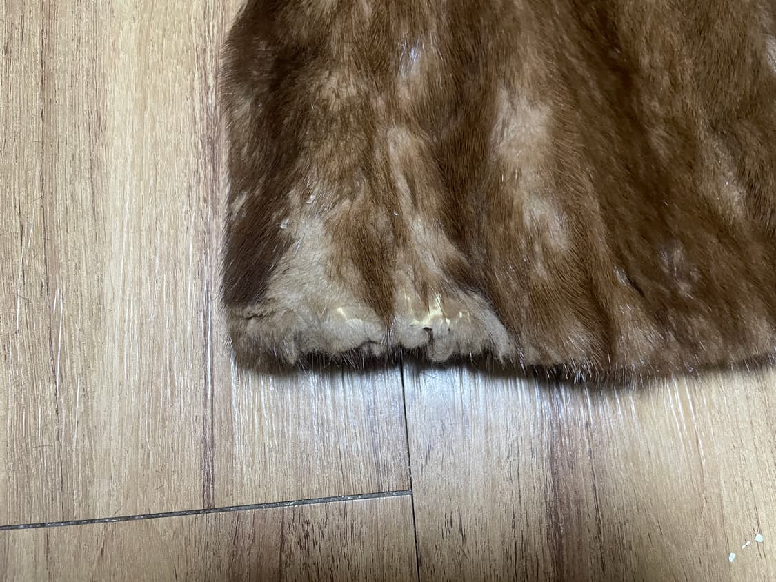 핸드메이드 코이푸 천연 브라운 퍼 자켓 J01095 상품이미지9