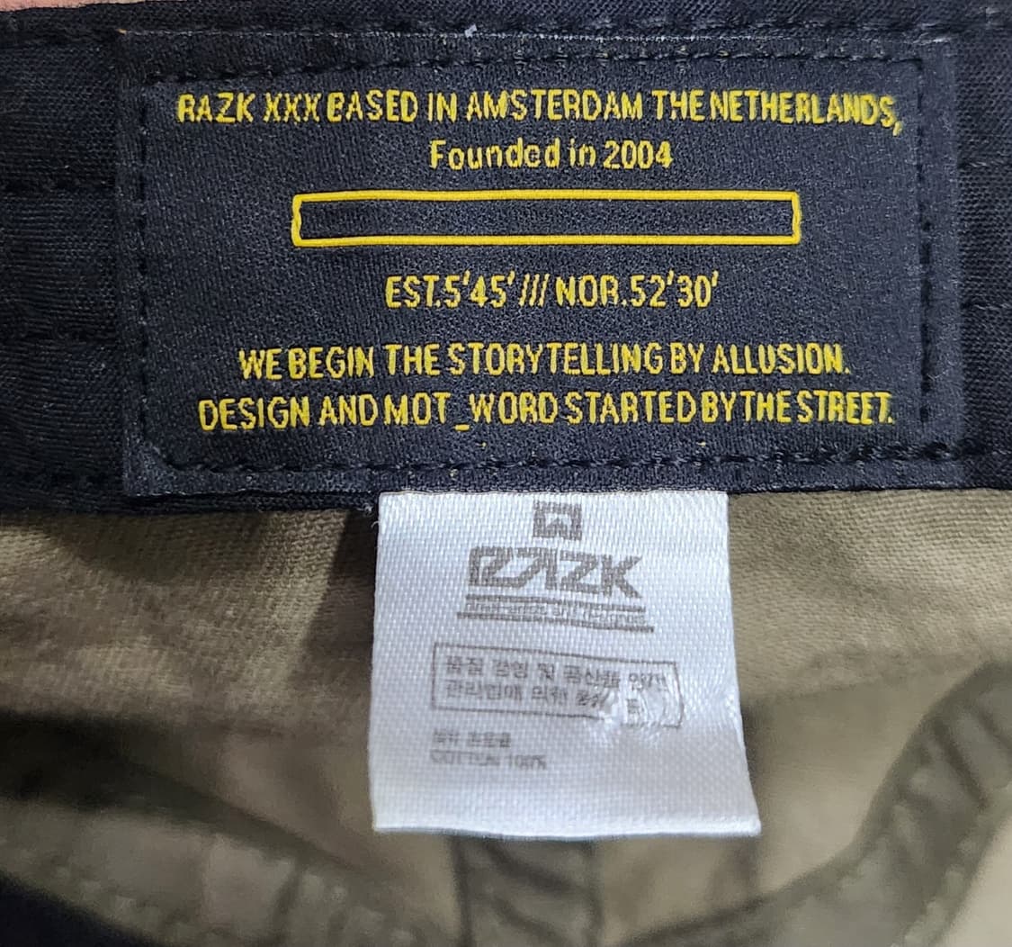 RAZK 네덜란드 자수 볼캡 상품이미지7