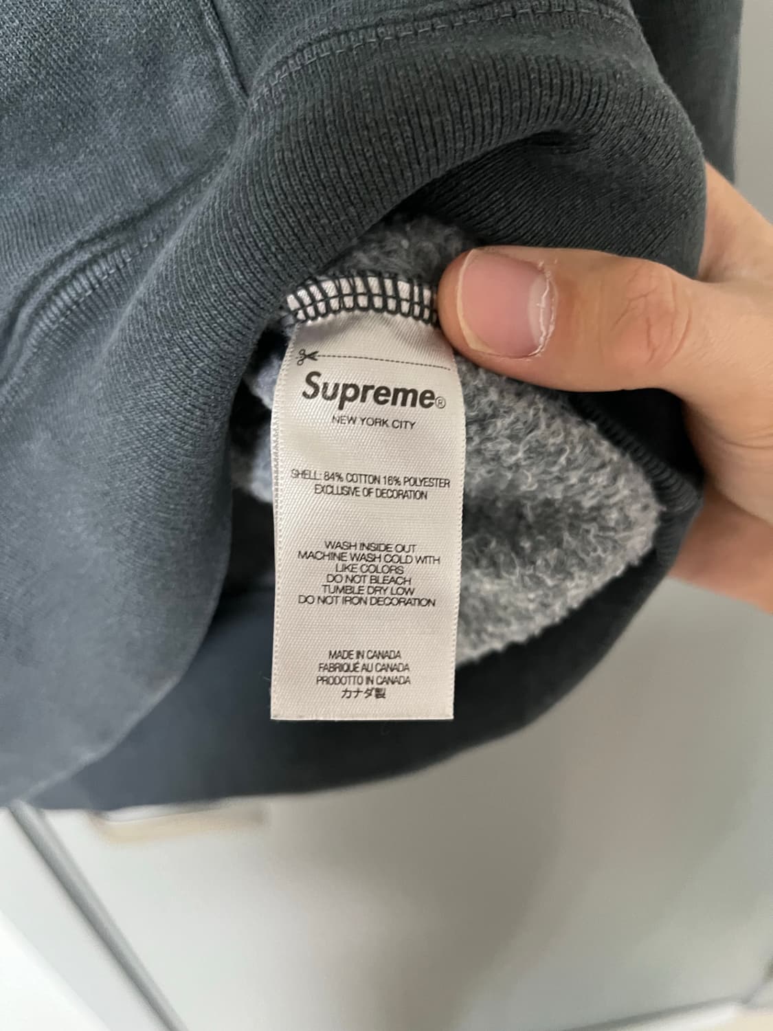 슈프림 23ss 오버다이드 S로고 후디 M 상품이미지5