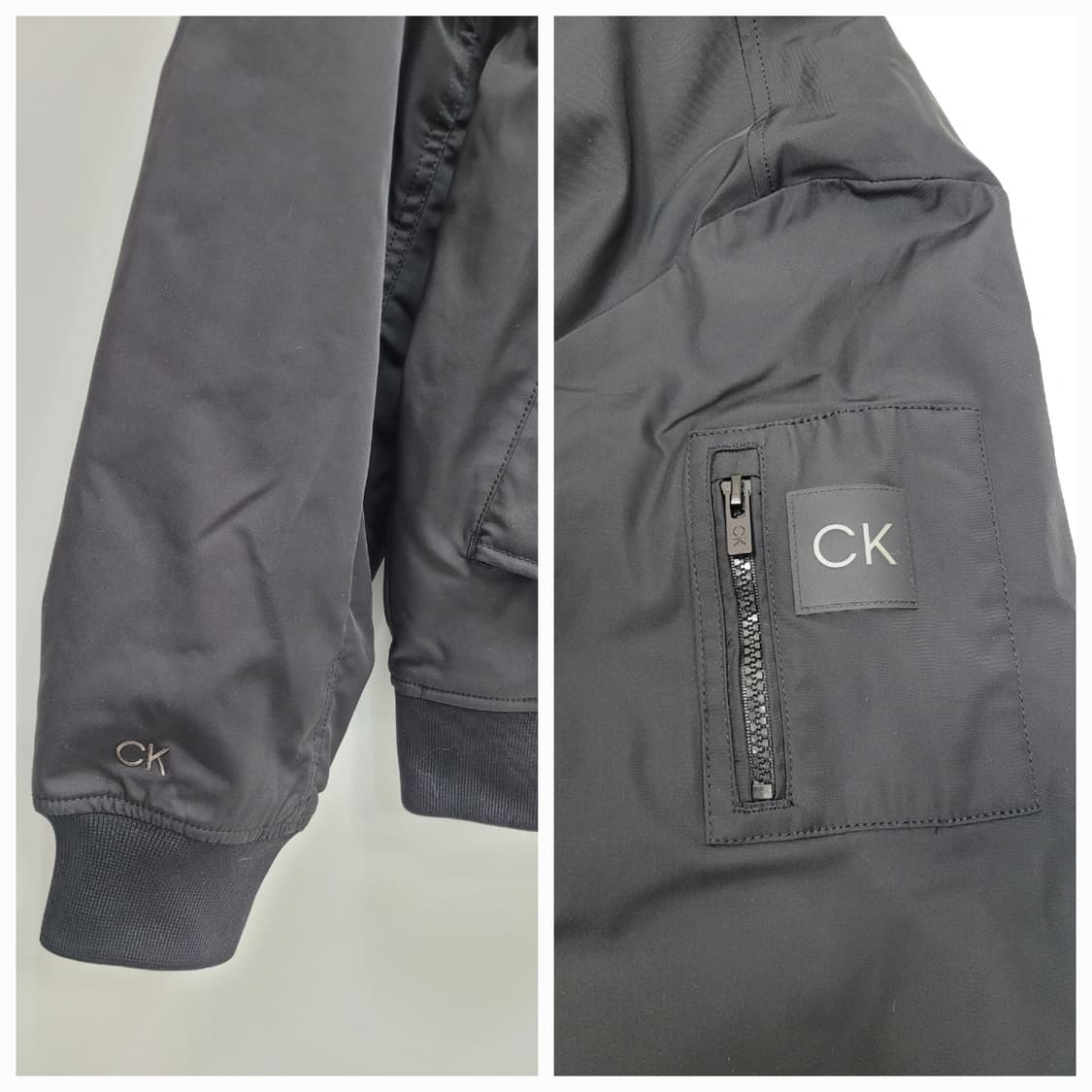 Calvin Klein 캘빈클라인 퀼팅 패딩 봄버자켓 항공점퍼 / 남 M 상품이미지5