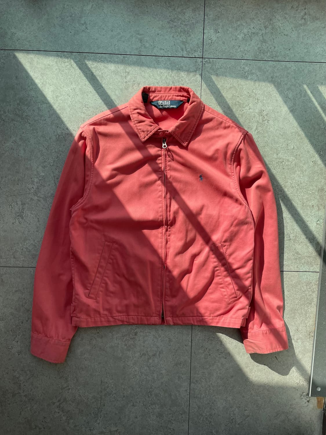 폴로랄프로렌 코랄핑크 헤링턴자켓 상품이미지1