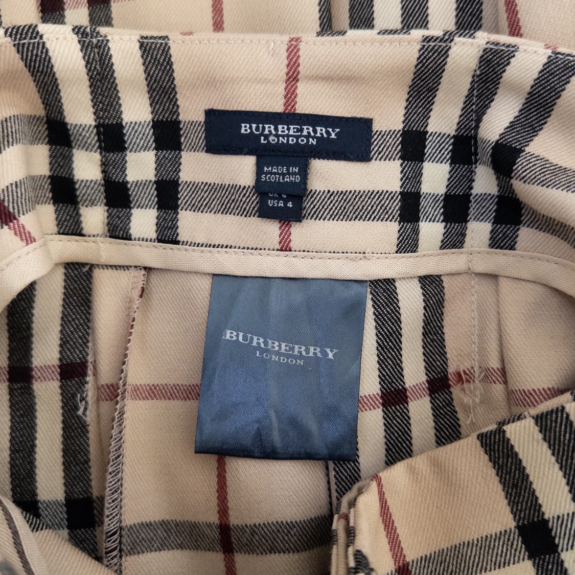 버버리 노바체크 랩 스커트 상품이미지6