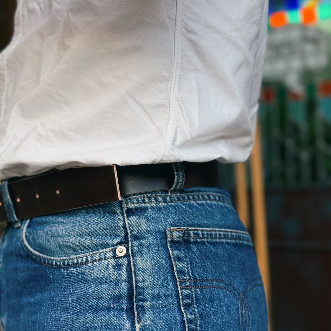 키앙크 카우 베지터블 레더 퀵 릴리즈 벨트 [3Color] 상품이미지10