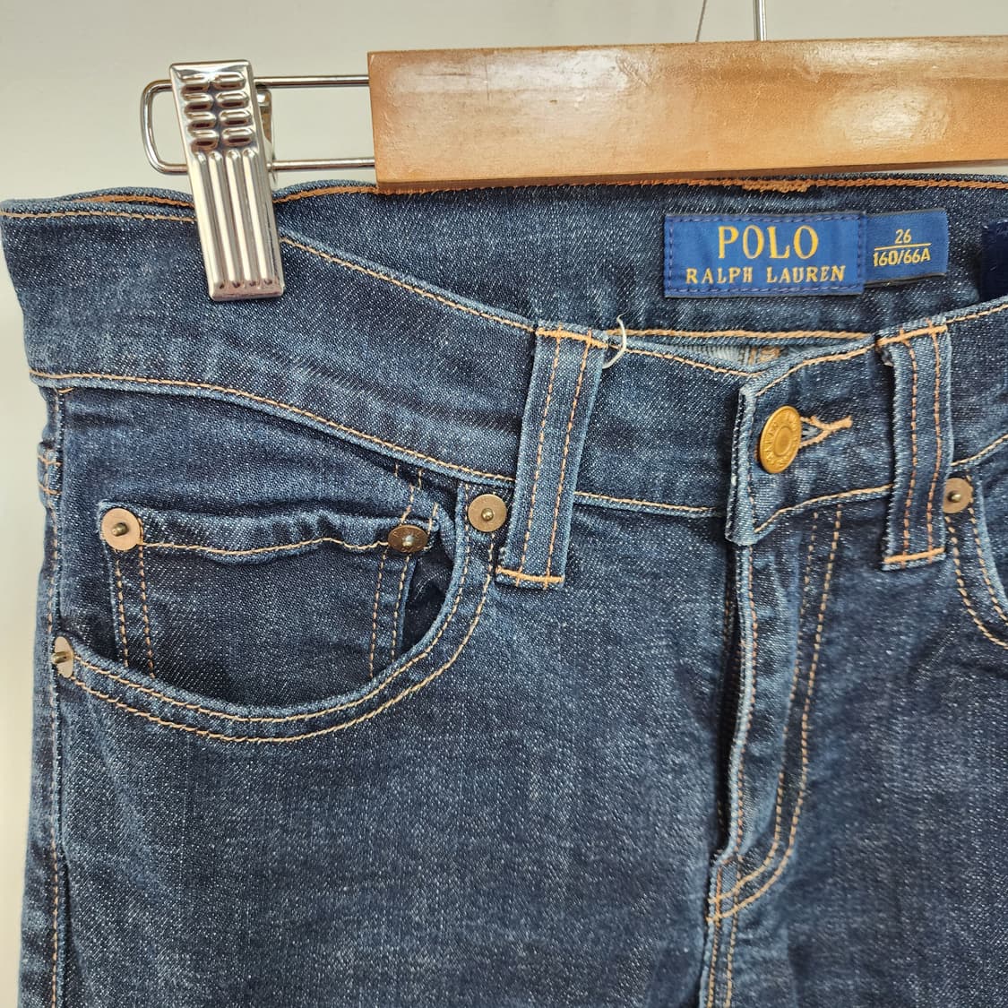 폴로 랄프로렌 다크 데님 바이커 스키니진 상품이미지2