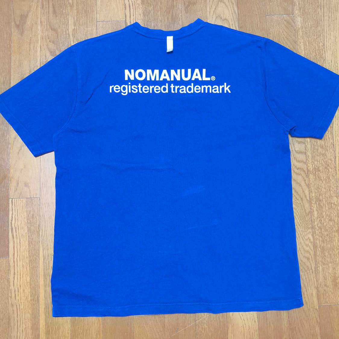 [L] 노매뉴얼 헤비웨이트 백로고 티셔츠 상품이미지3